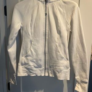 Lululemon Zip Up white jacket size 8 women’s